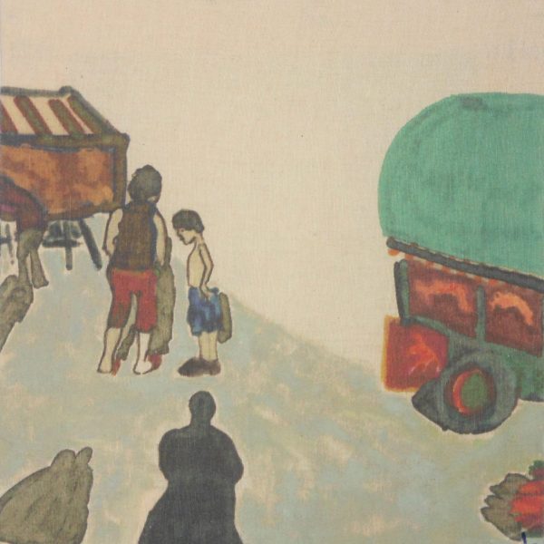 Title: Gypsy Field Size: 37x40 cm Medium: Mixed media on canvas Year: 2012