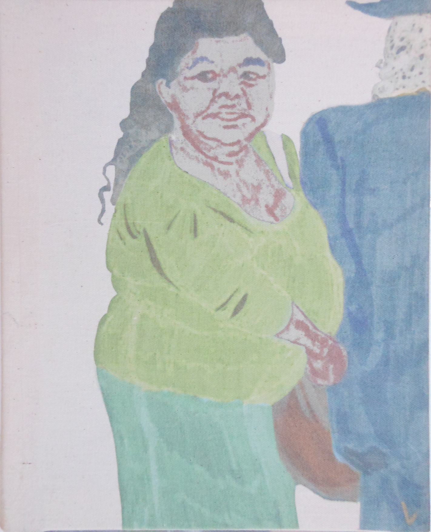 Gitana and husband painting