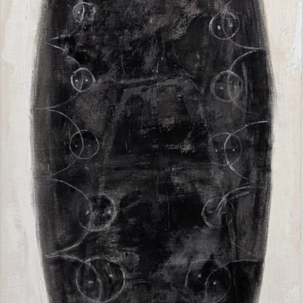 A captivating painting that merges art and spirituality, exploring the connection between the visible and invisible realms, honoring the souls that never entered the material world.