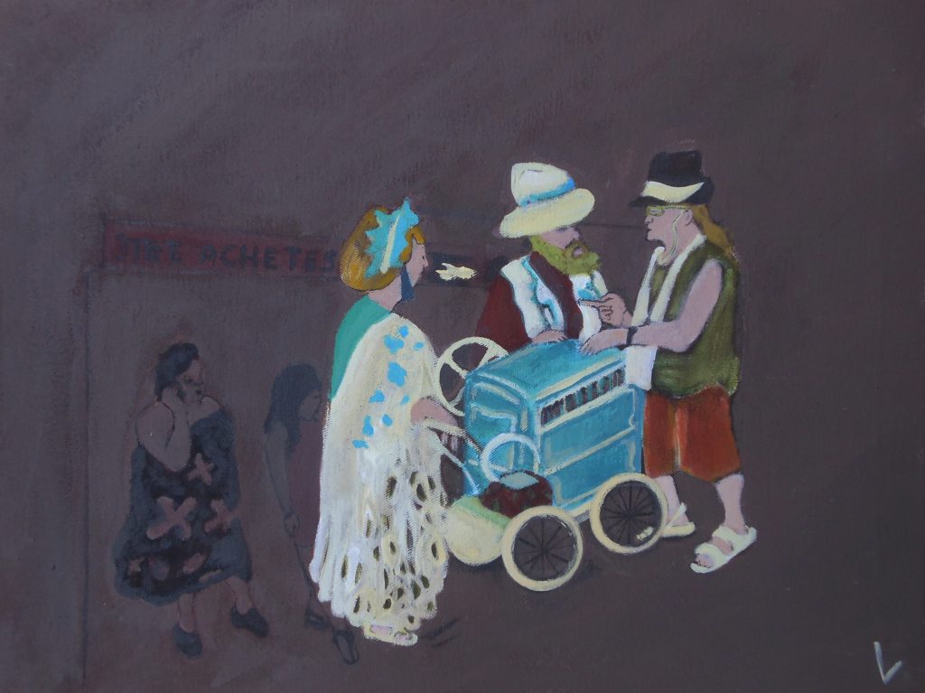 Waiting for Saint Sarah Painting