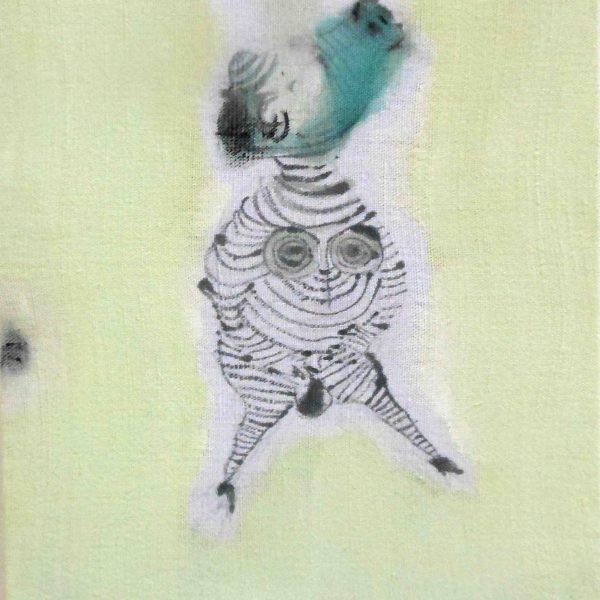 Dancer with mask sow - 2014 24x30 cm