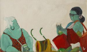 Title: Gypsies Size: 50x30 cm Medium: Acrylic on canvas Year: 2012