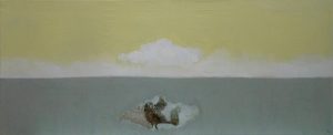 Full Moon - 2014 170x70 cm Oil and acrylic on canvas